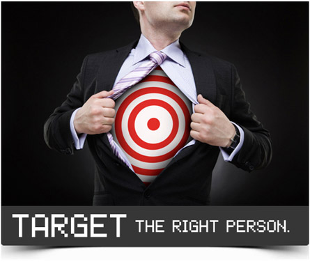 target the right person
